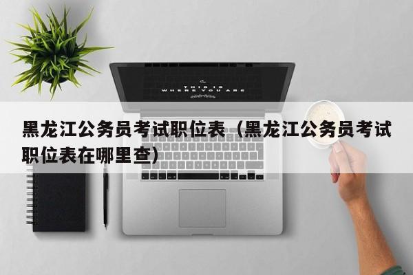 黑龙江公务员考试职位表（黑龙江公务员考试职位表在哪里查）