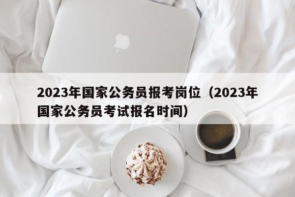 2023年国家公务员报考岗位（2023年国家公务员考试报名时间）