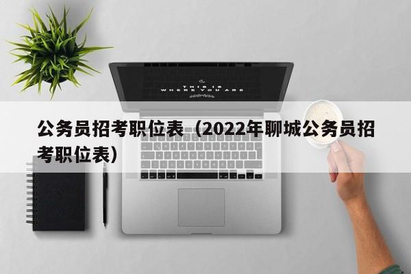 公务员招考职位表（2022年聊城公务员招考职位表）