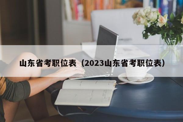 山东省考职位表（2023山东省考职位表）