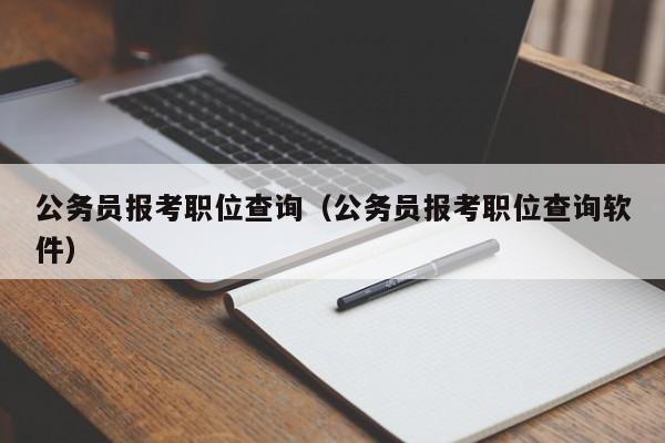 公务员报考职位查询（公务员报考职位查询软件）