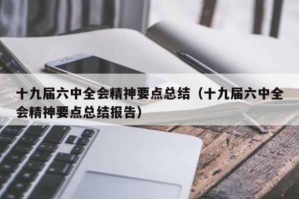 十九届六中全会精神要点总结（十九届六中全会精神要点总结报告）