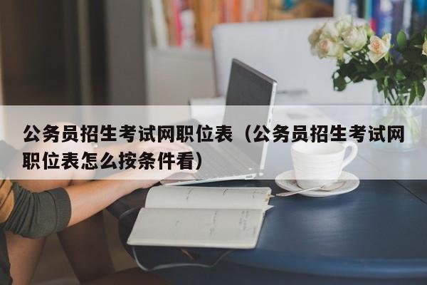 公务员招生考试网职位表（公务员招生考试网职位表怎么按条件看）