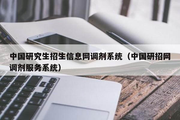 中国研究生招生信息网调剂系统（中国研招网调剂服务系统）