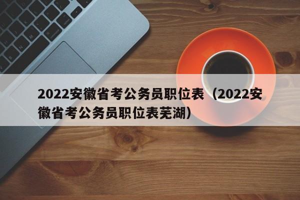 2022安徽省考公务员职位表（2022安徽省考公务员职位表芜湖）