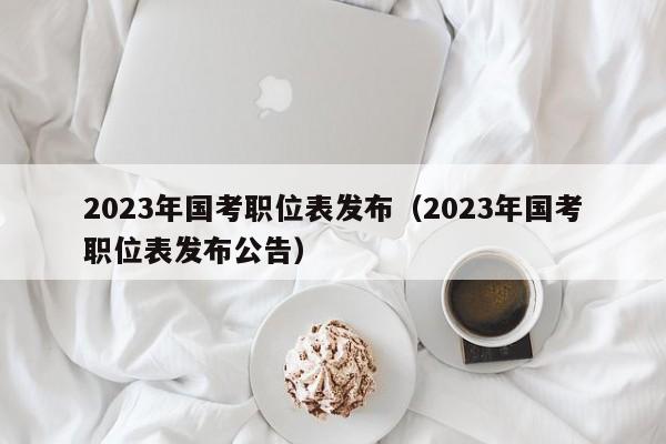 2023年国考职位表发布（2023年国考职位表发布公告）