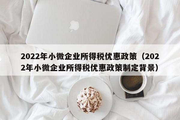 2022年小微企业所得税优惠政策（2022年小微企业所得税优惠政策制定背景）