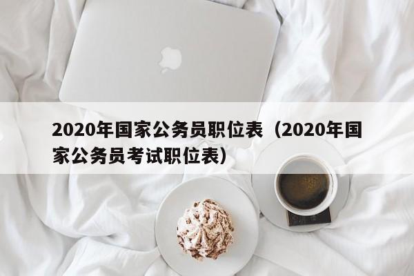 2020年国家公务员职位表（2020年国家公务员考试职位表）